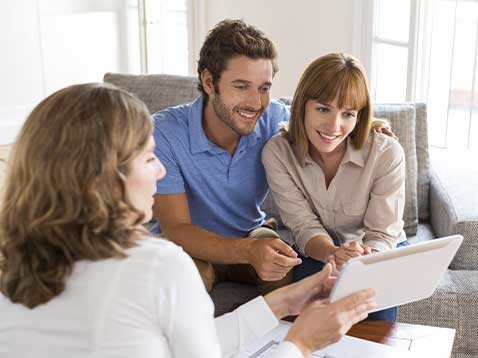 Consultation with a young couple